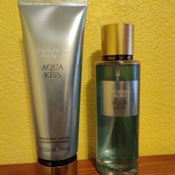 Victoria Secret Agua Kiss Set Fragrance And Lotion New