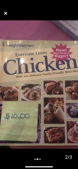 Weight Watcher Cookbook Everyone Loves Chicken New