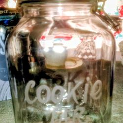 Glass Cookie Jar