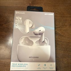 ART+SOUND Bluetooth True Wireless Pro Earbuds With Charging Case *BRAND NEW*