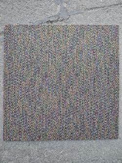 Multicolor Carpet Tile Square