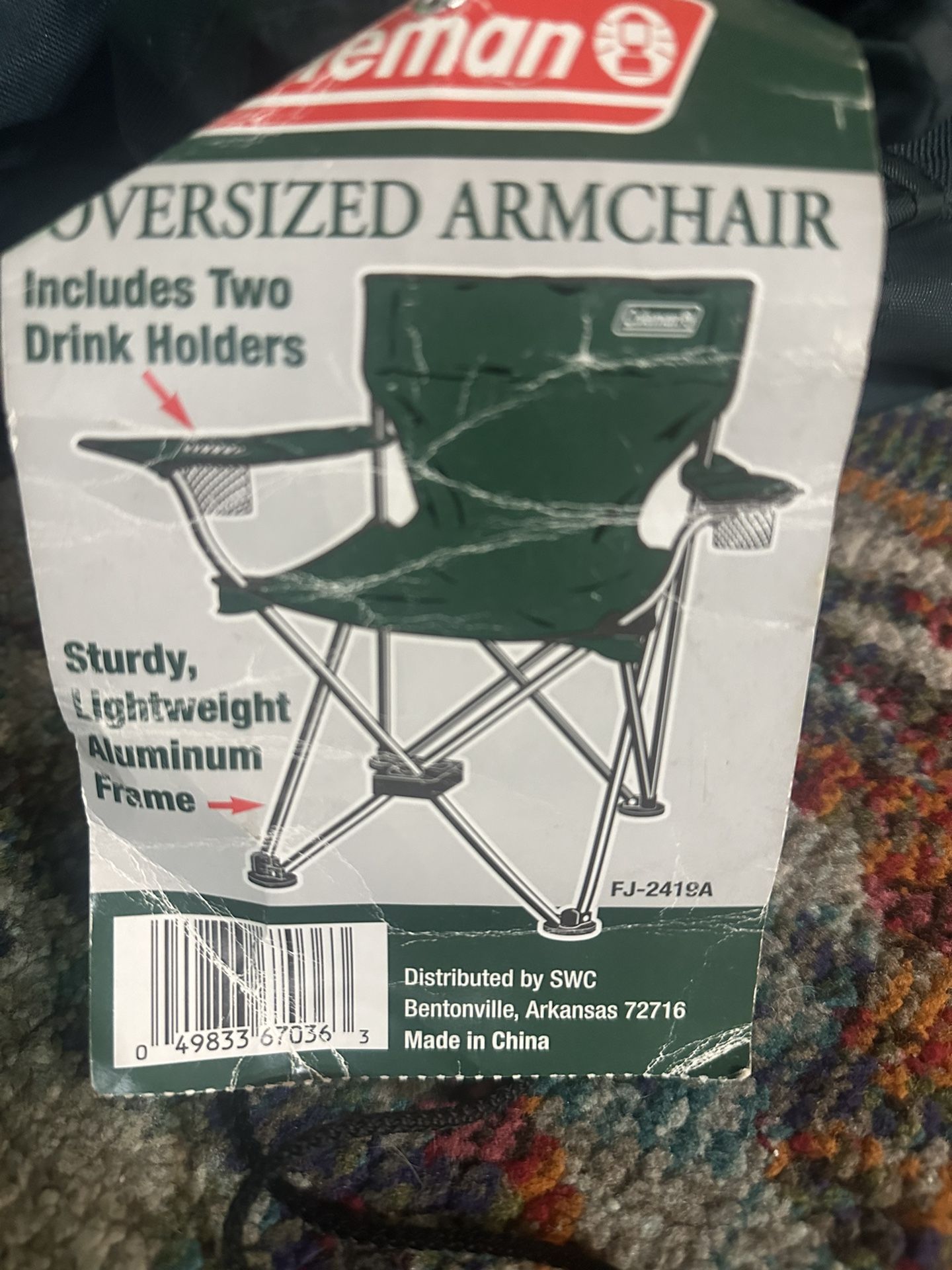 2 New XL Chairs Coleman