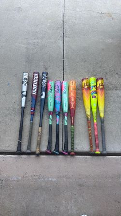 USSSA and BBCOR bats