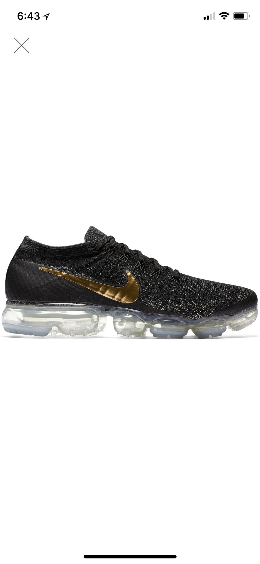 Air Vapormax Metallic Black