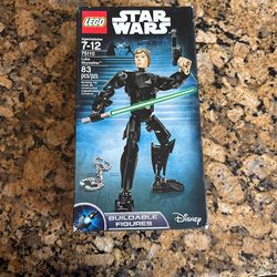 Brand New Sealed In Box Luke Skywalker Lego Buildable Figure