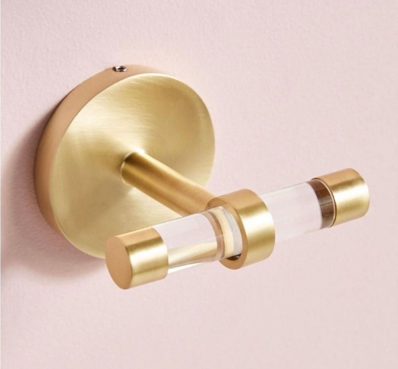 Makayla lucite bronze towel hook