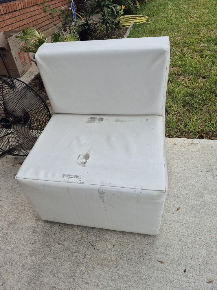 Small Chair and 2 Ottoman