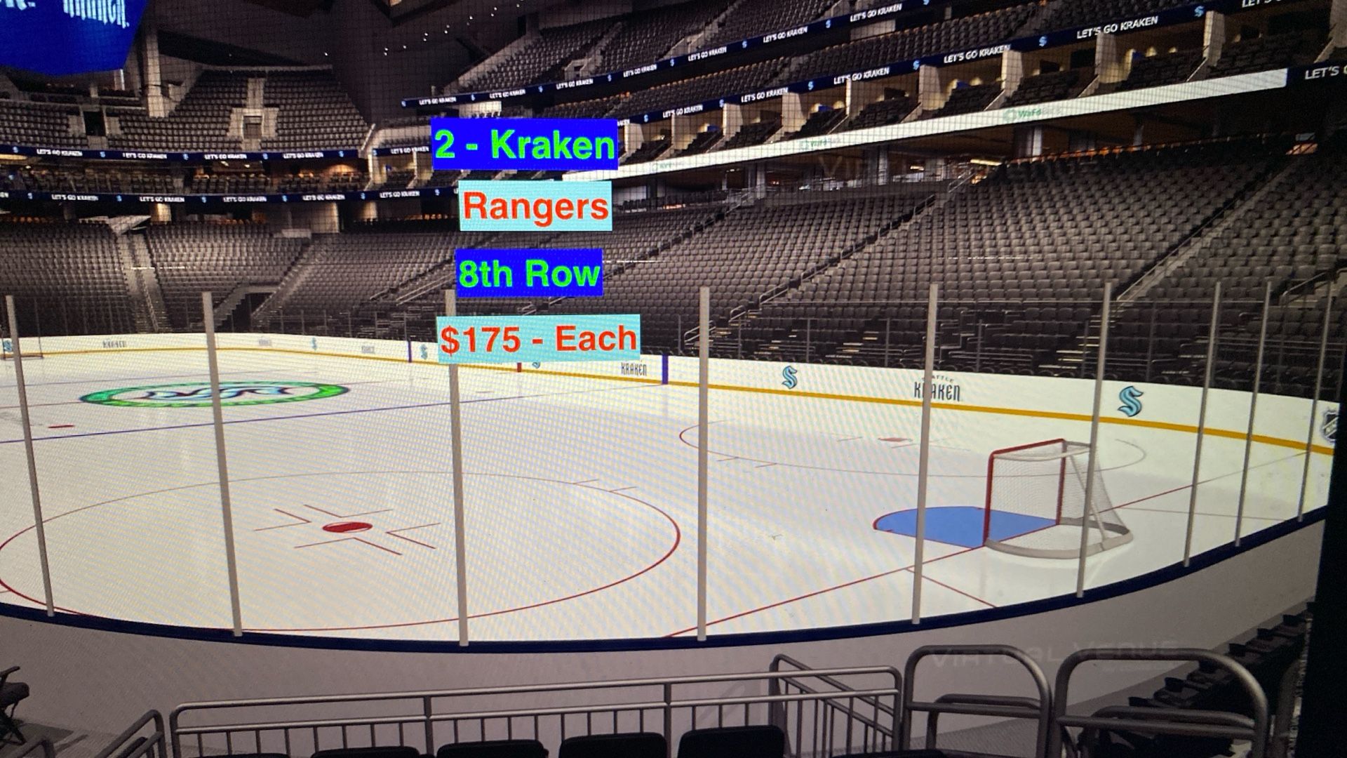 Kraken Rangers Tickets