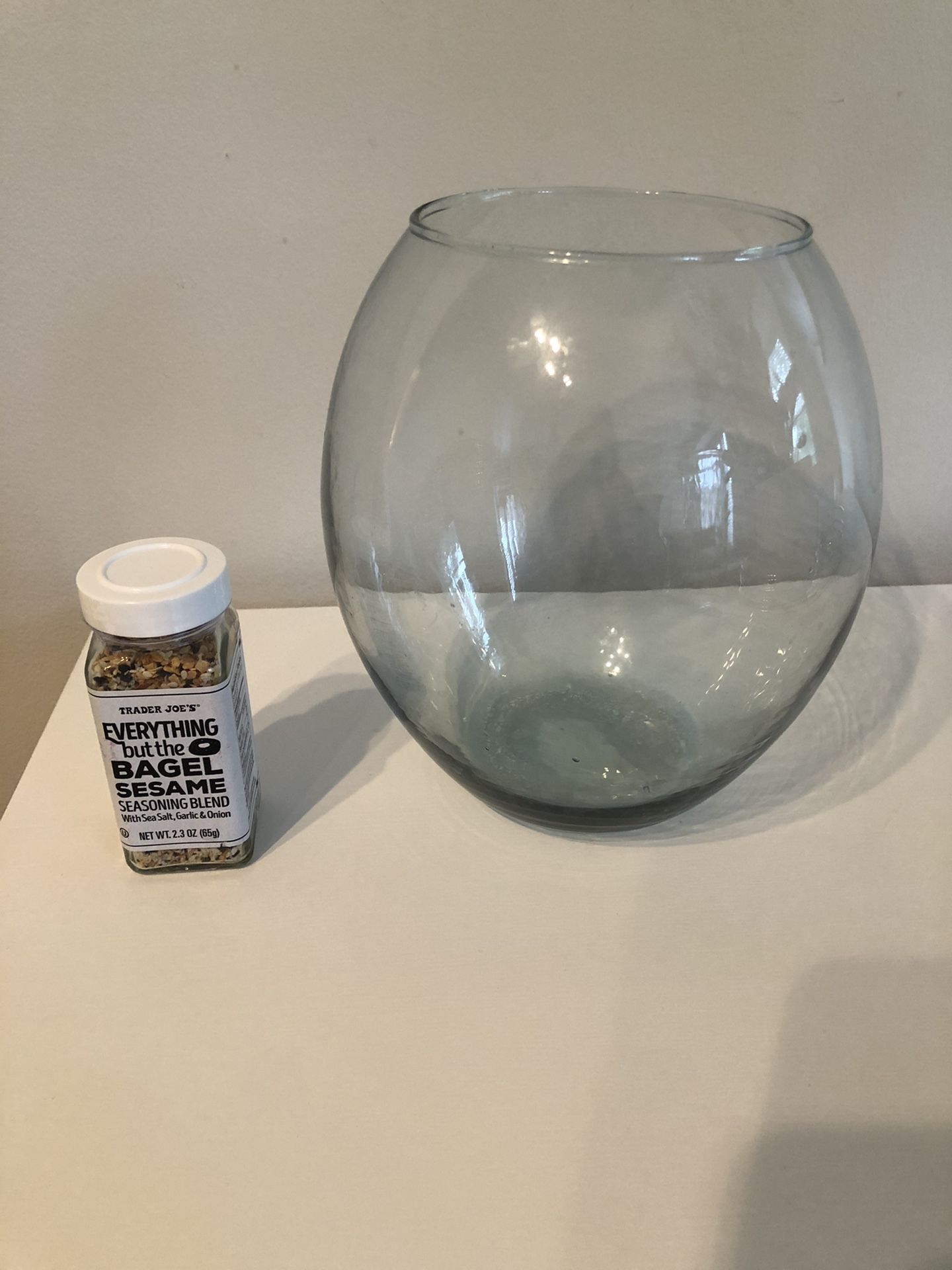 Oval Glass Vase