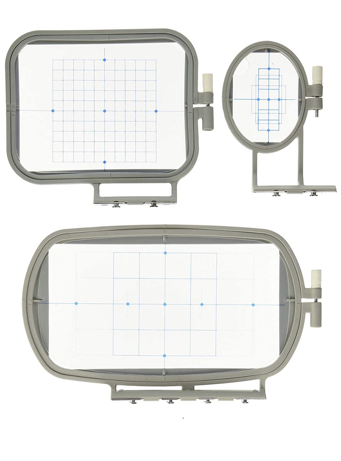3-Types Embroidery Machine Hoops For Brother Machines SE270D,SE350...