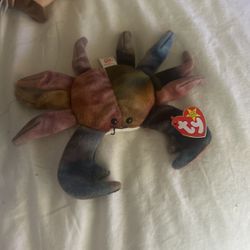 Clyde, The Crab Beanie Baby 1996 Rare