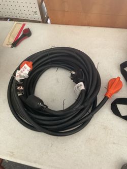 50’ ‘ 30 Amp R/V Extension Cord W/ Generator  Pigtail $50
