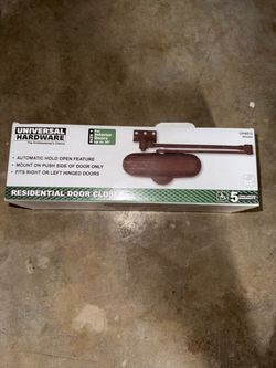 Universal Hardware Light Residential Door Closer (UH4012) SIZE 1 Brown