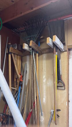 Shovels, Axes, Rakes Text For Prices