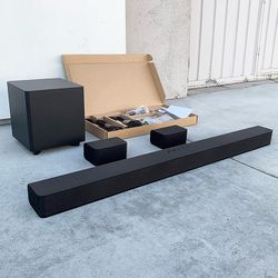 (Brand New) $140 (VIZIO) V-Series 5.1 Home Theater Sound Bar Dolby Audio Bluetooth Wireless Subwoofer Voice Assistant (V51x-J6)