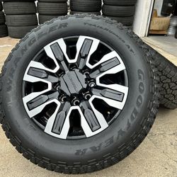20" OEM 2025 GMC Sierra 2500HD Denali Ultimate Package Wheels and tires