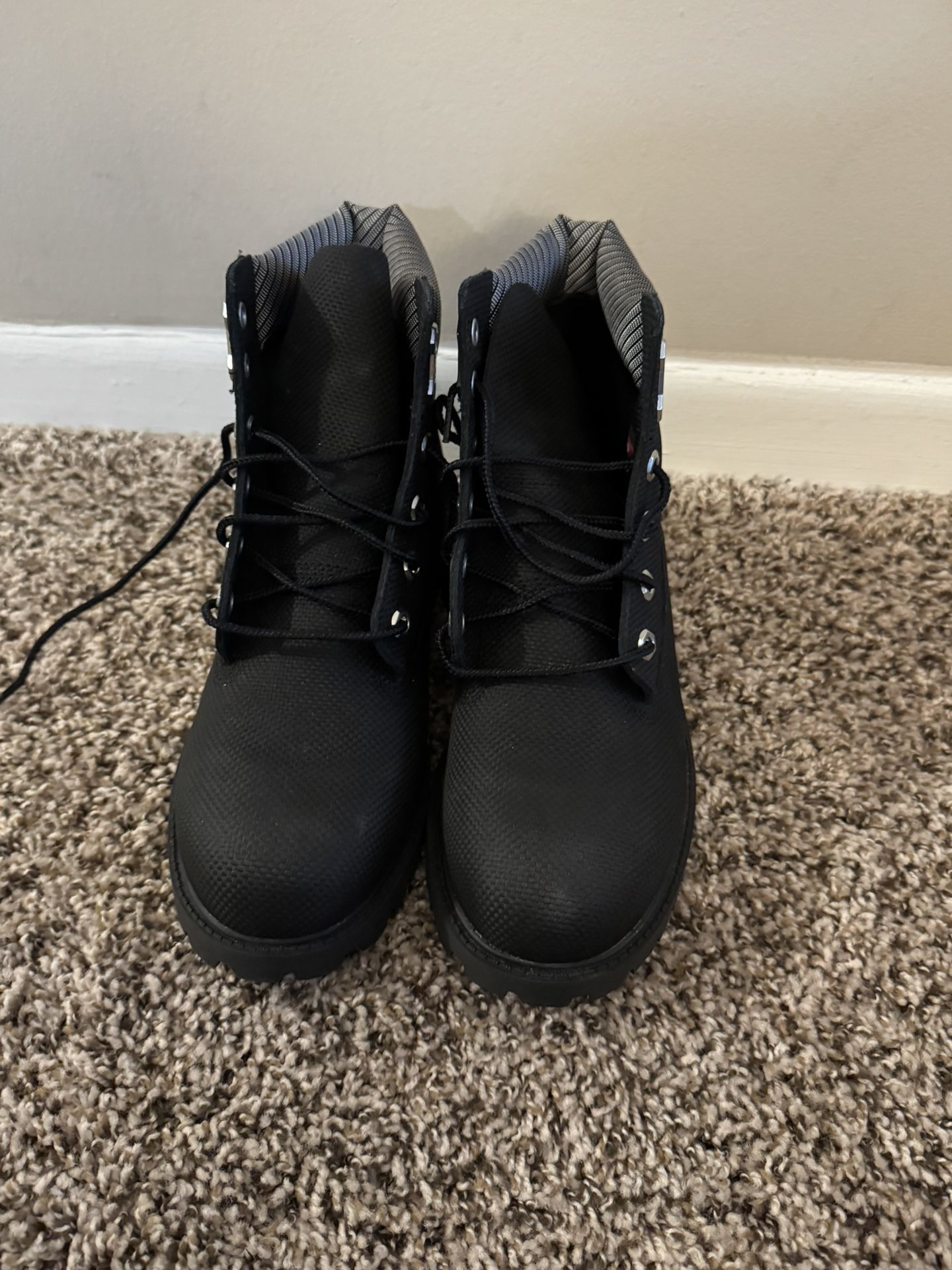 Black Timberlands For Sale- Youth 7