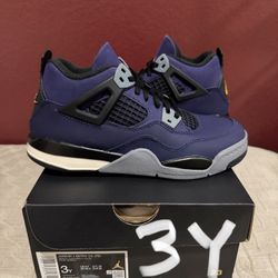 PS SIZE 3Y NIKE AIR JORDAN 4 LAKERS PURPLE