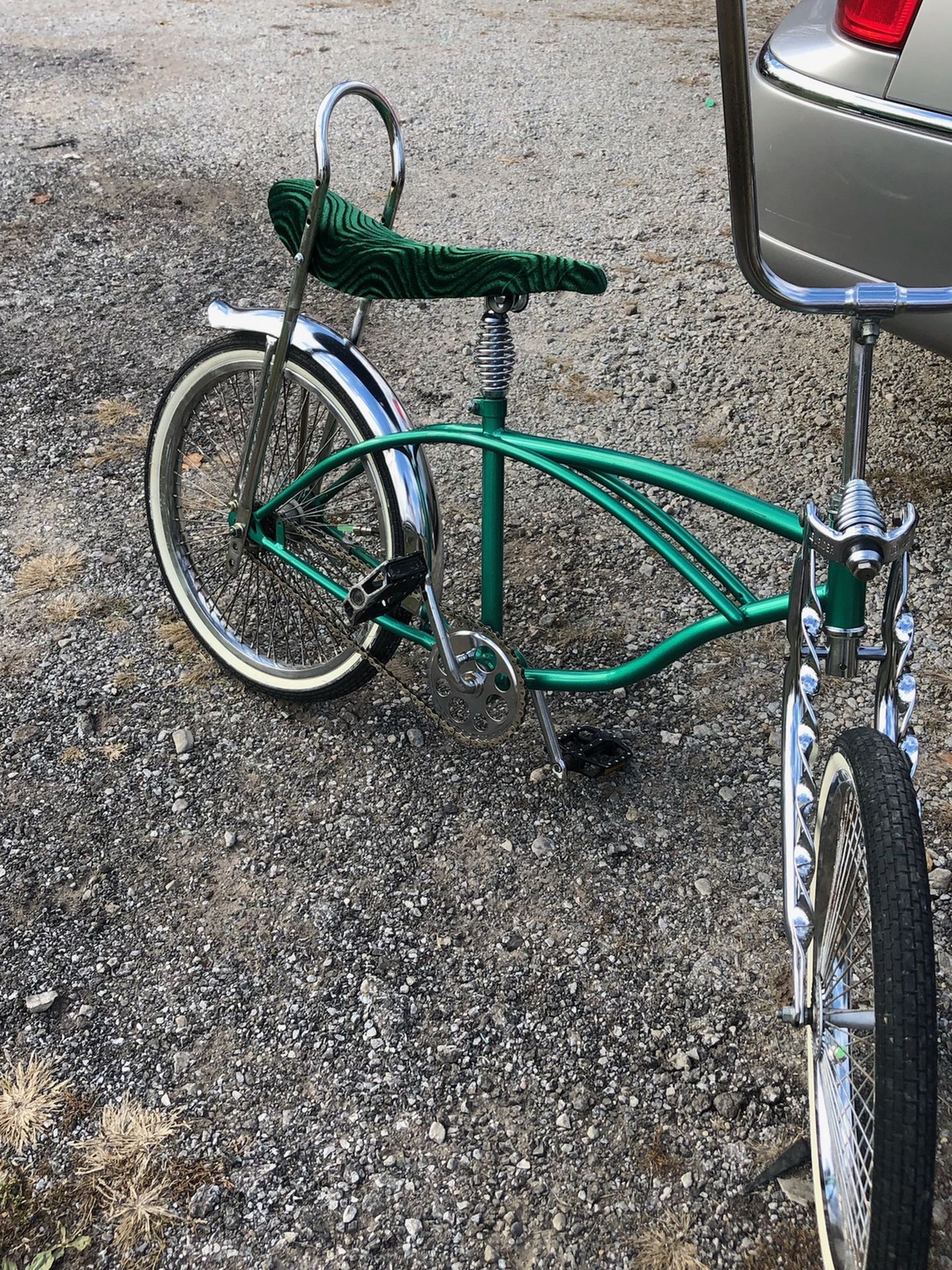 20” Candy Apple Green Lowrider Bike Stamped