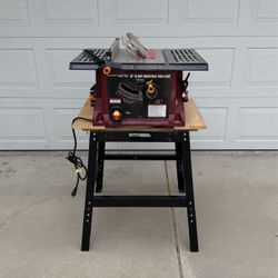 Table Saw 10” 13 Amp + Stand