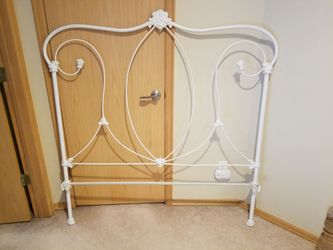 Iron bed frame