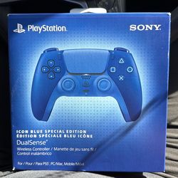 Icon Blue special edition PlayStation controller