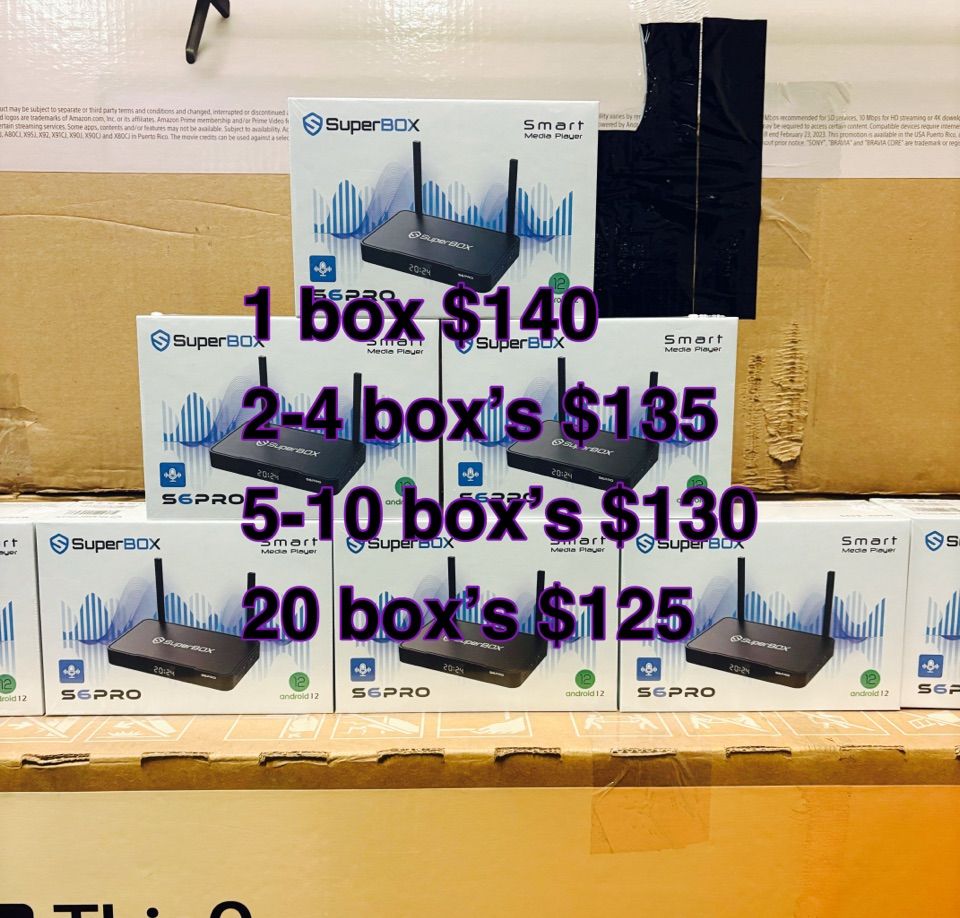 Superbox S6 pro new 2024 Model Wholesale reseller S6 Ultra...