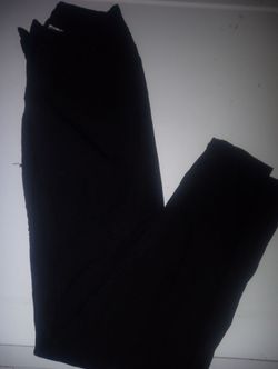 Girls black skinny slacks