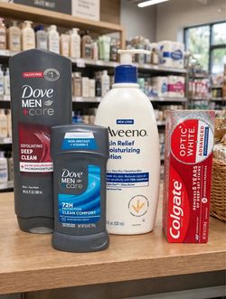 Personal Care Bundle – Dove, Aveeno, Colgate