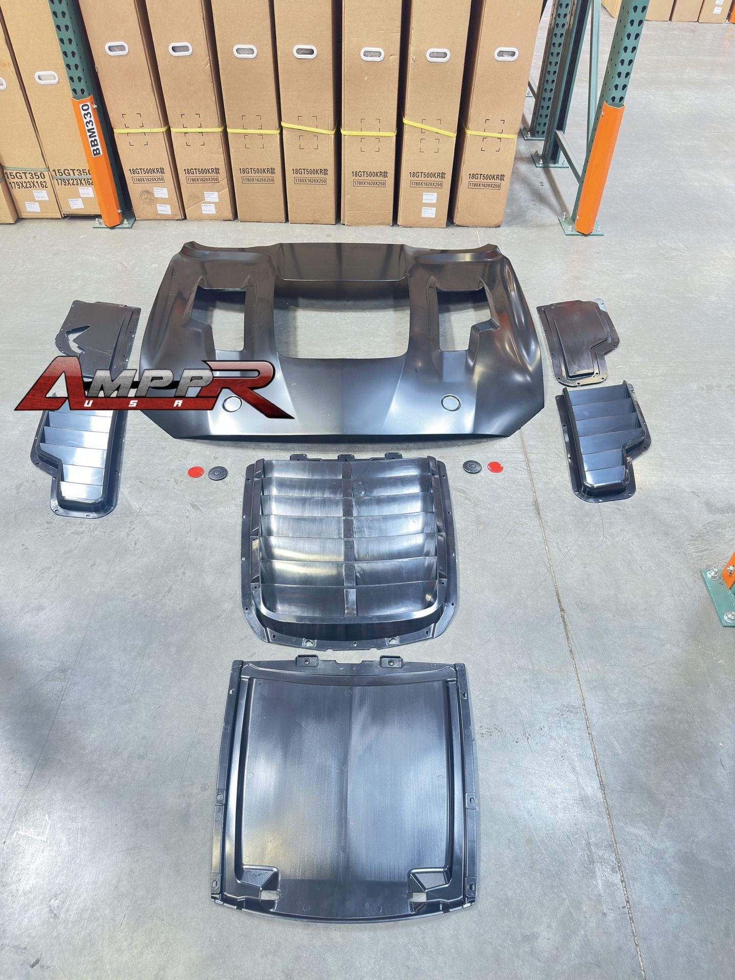 Ford Mustang Gt500 Hood 15-17 Gt V6 Echo Boost California Mach 1 Front Bumper