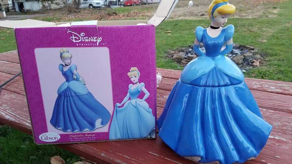 Disney princess cookie jar cinderella moment