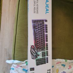 Bajeal Gaming Keyboard + Mouse Set 