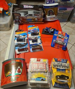 Back to the future car, diecast cars, hot wheels & Jada