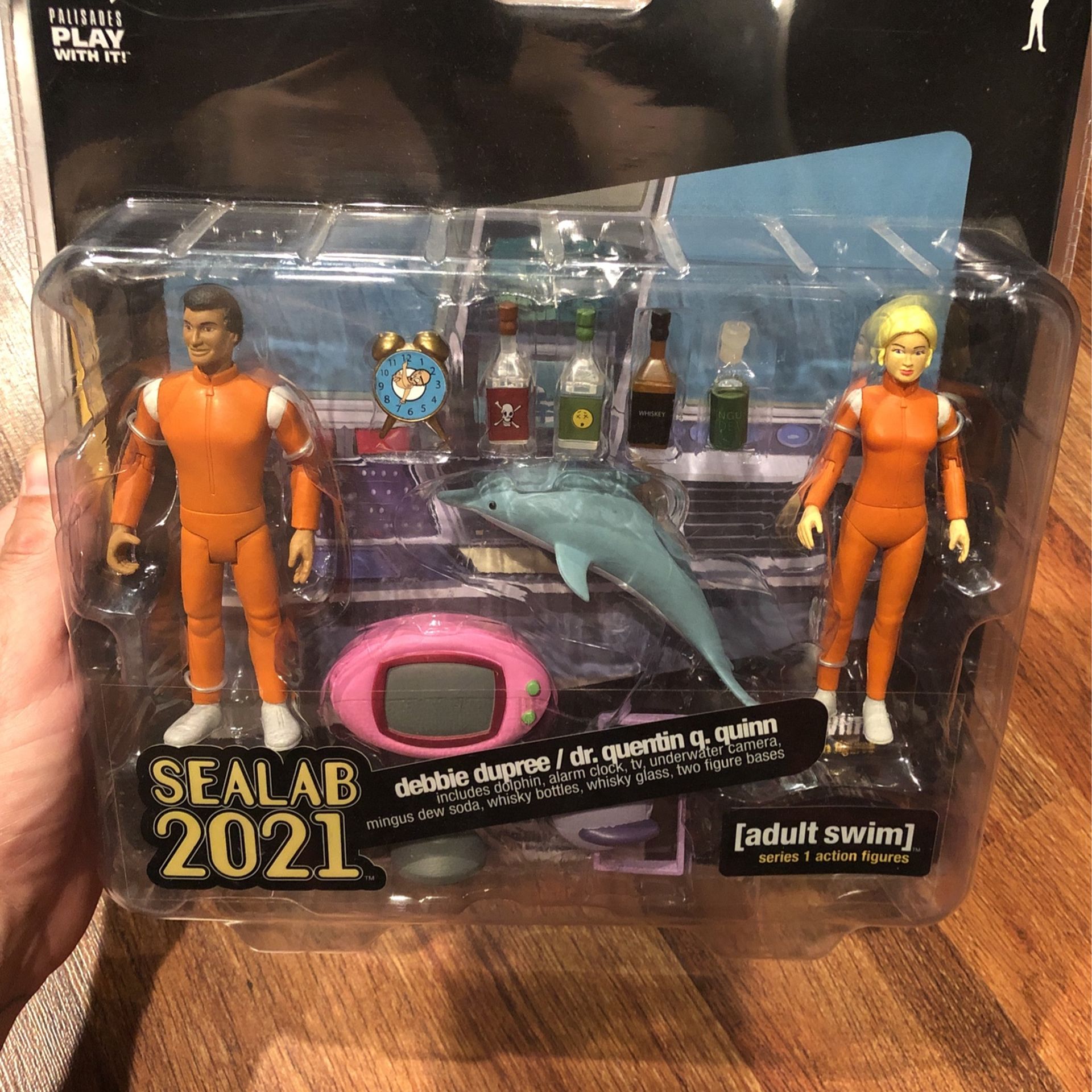 Adult Swim Sealab 2021 Debbie Dupree / Dr. Quentin Q. Quinn Figures
