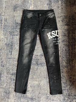 Ksubi Van Winkle Powder Grey Jeans- Size 32