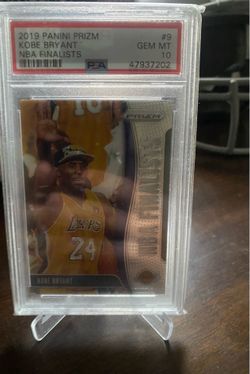 2019 Panini Prizm Kobe Bryant "NBA Finalists PSA 10 Gem Mint