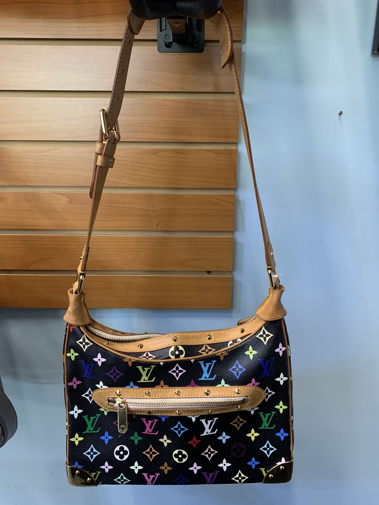 Louis Vuitton Boulogne 30 Shoulder Bag, Metal Corners