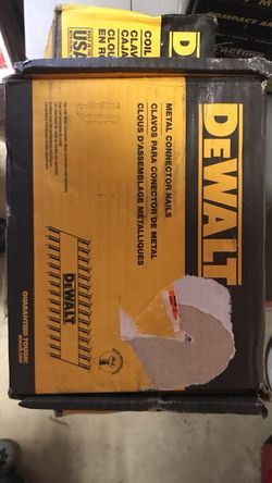 Dewalt metal connector nails