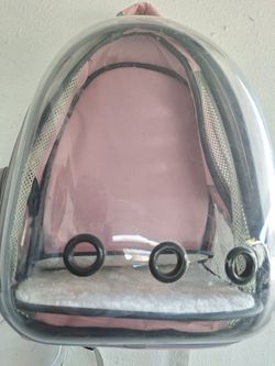 mochila transportadora de gatos o mascotas pequeñas 