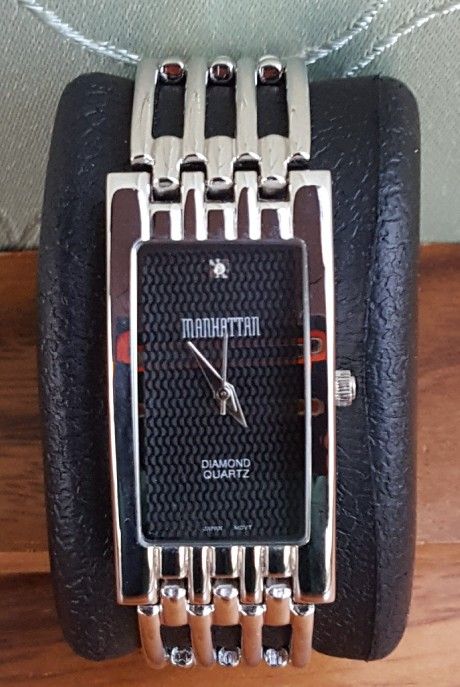 Ladies Manhattan Silver Tone Watch