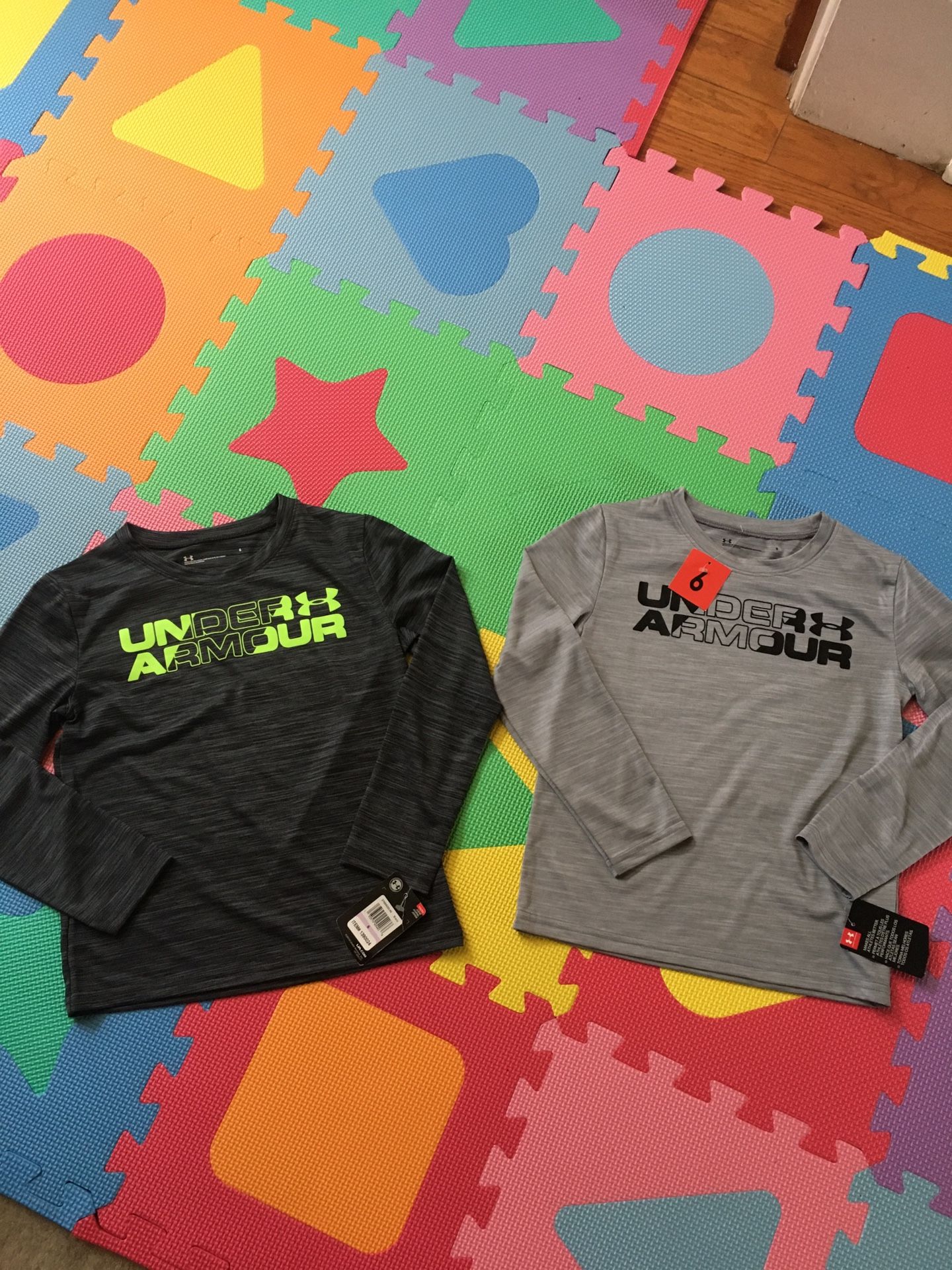 NWT Under Amour boys long sleeves T-shirt bundle size 6