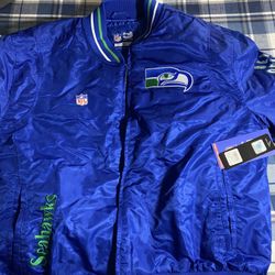 XL Seattle Seahawks puffer jacket
