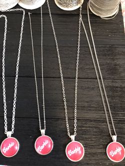 Pick one! Any Size, Any Chain, Same Price! Barbie Crystal Cabachon Necklaces/ new 2020 paparazzi fashion designer jewelry girls fun party We Ship Fas