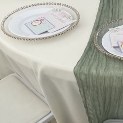 40 Acrylic Charger Plates 