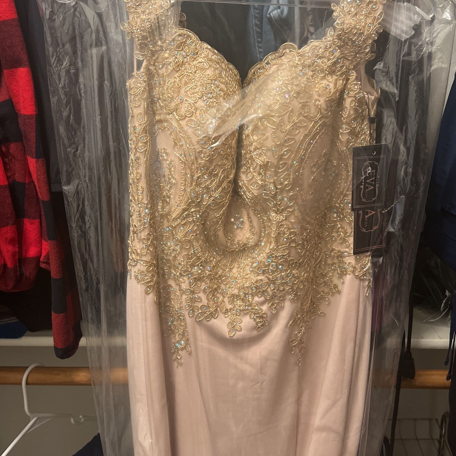 Gold Formal Dress