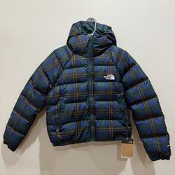 NWT NEW Women's The North Face 550 Hydrenalite Plaid Puffer Medium Jacket