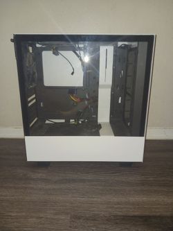 NZXT H210 Mini-ITX PC Case [White & Black] (CA-H210B-W1)