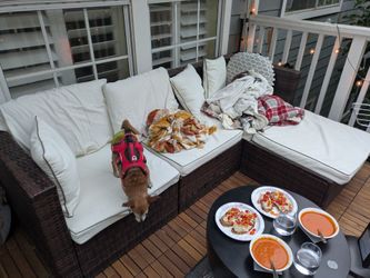 Outdoor sectional sofa couch