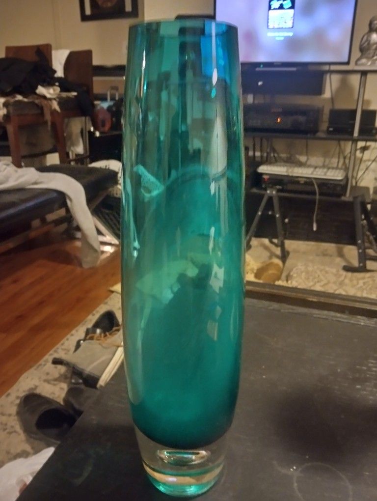 Foam Green 1960 Or 1970 Vase