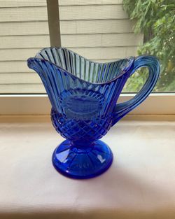 Vintage AVON “Cobalt Blue Glass Creamer/Gravy Server”